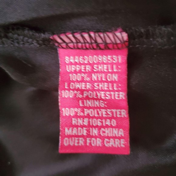 UP by Ultra Pink Black/Tan Lined Bodice Lace Cut-Out Cocktail Dress Size Medium - Picture 12 of 16